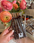 Chocolate dipped Pretzel rods