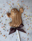 Chocolate ghost lollipop