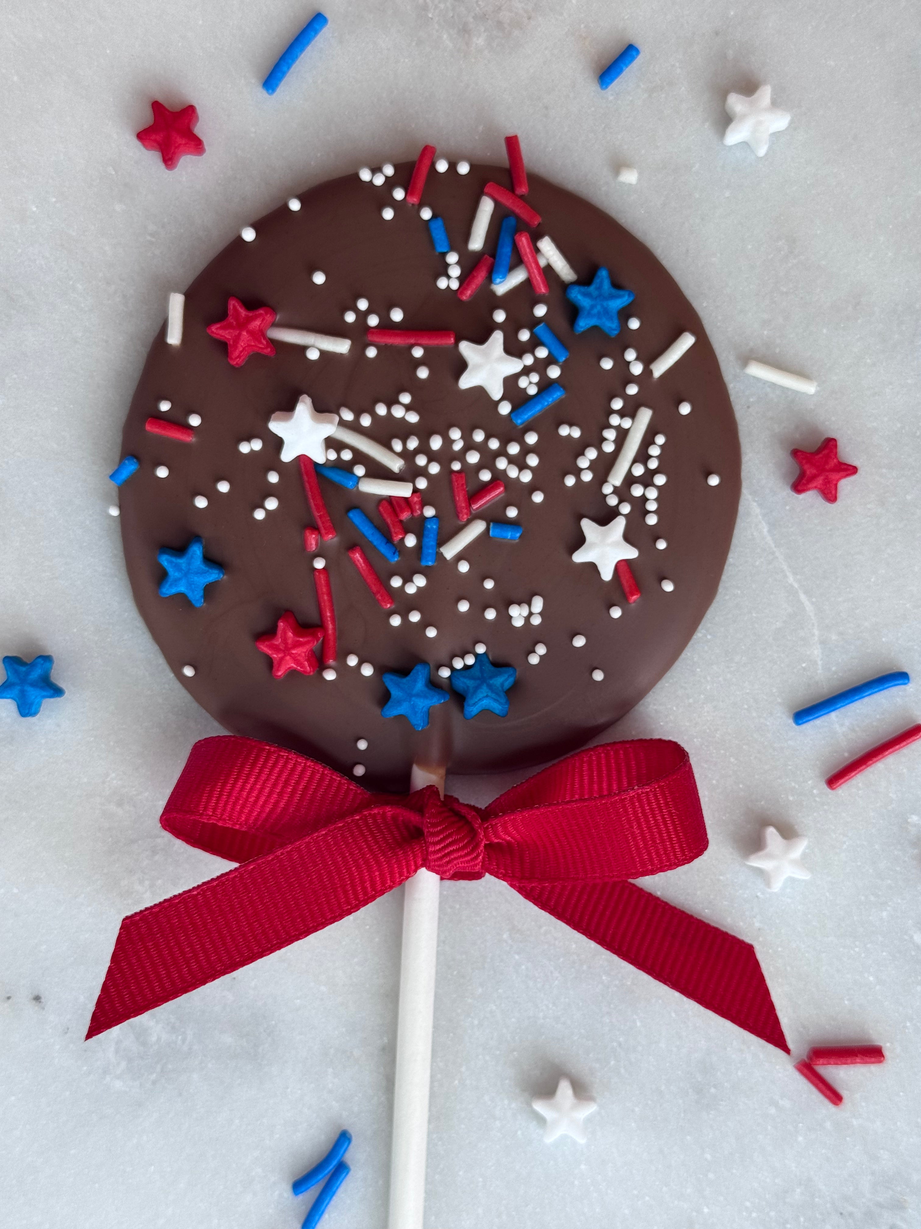 Chocolate lollipop