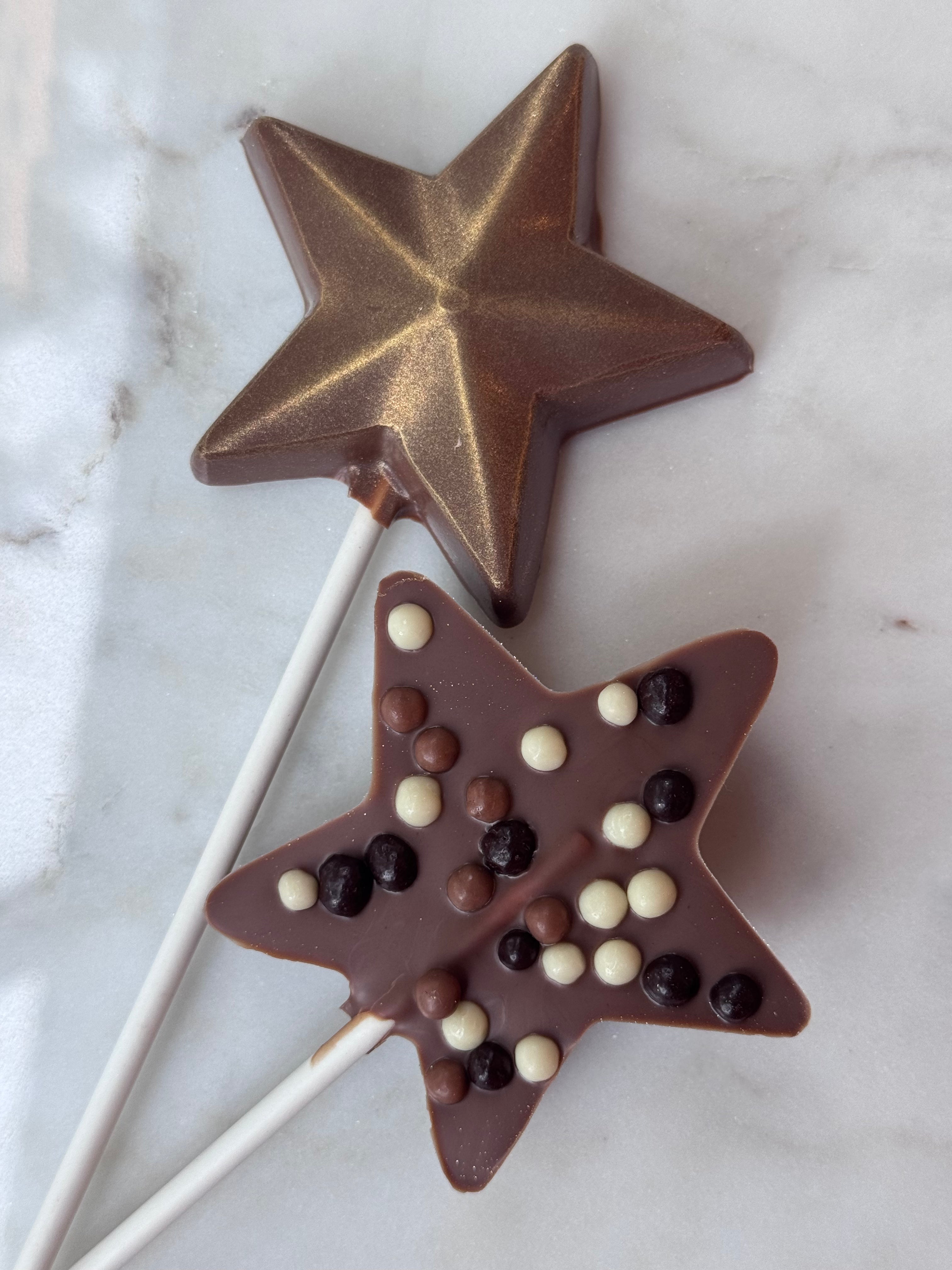Chocolate lollipop